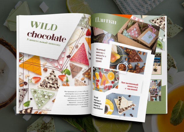 Брошюра для WILD chocolate