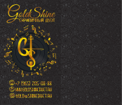 визитка "Gold Shine"