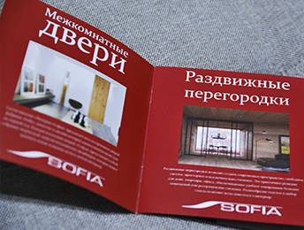 Необычный буклет для «Интерио»