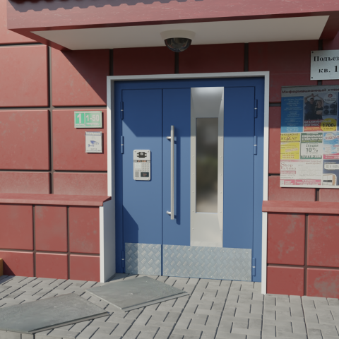 визуализация дверного проема