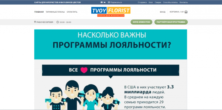 Сервис для флористов и цветочного бизнеса Tvoy Florist