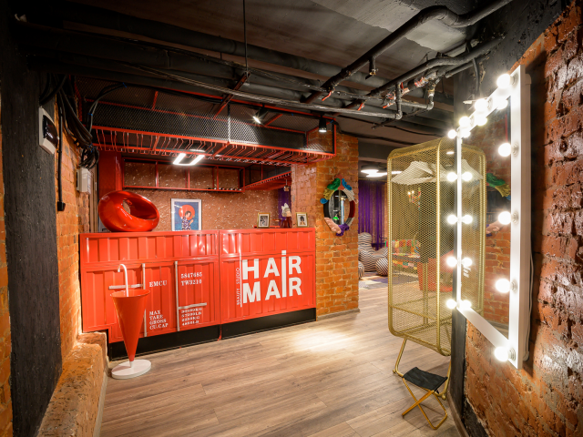 Интерьерная съёмка салона красоты