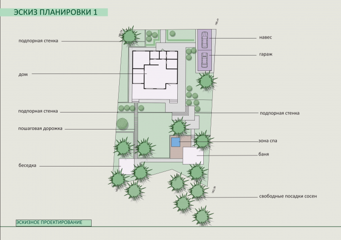 эскиз планировки
