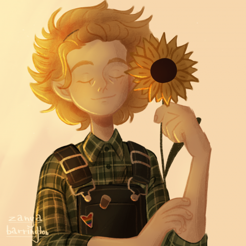 Пример иллюстрации с одним персонажем (без фона)