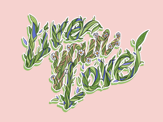 Дизайн наклейки Live your Love