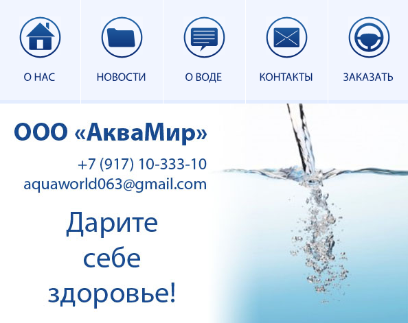Наполнение сайта о водоподготовке