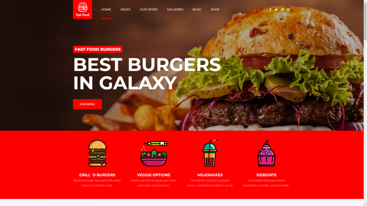 Best Burgers in Galaxy