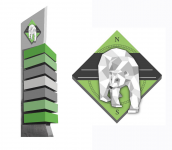 Разработка логотипа и стелы для строительной компании