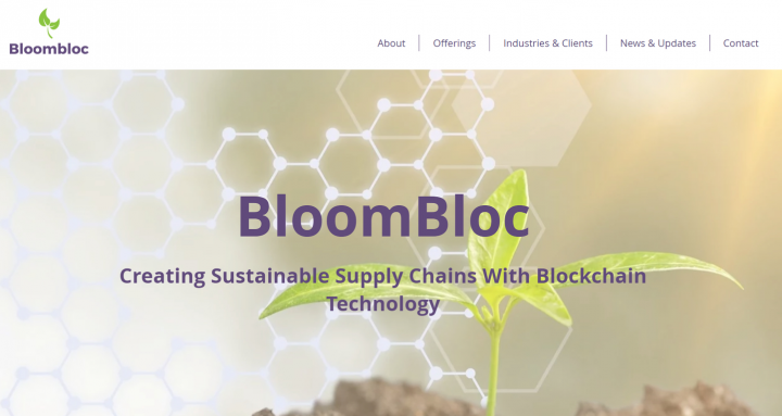 Site for Creating Sustainable Supply Chains With Blockchain Tech