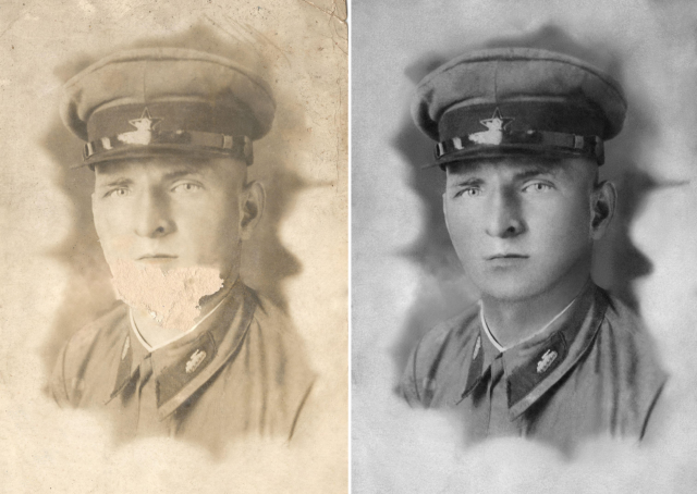 Ретушь старых фото