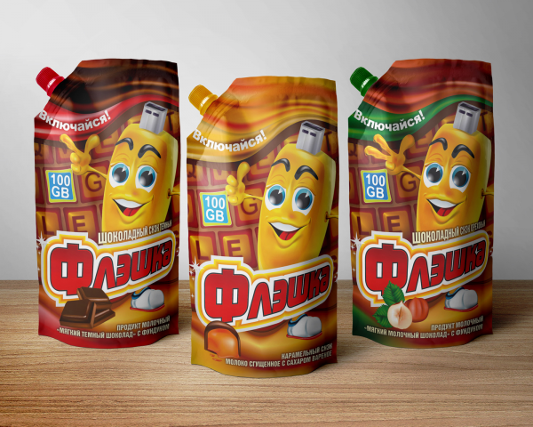 Упаковка Линии Молочного шоколада