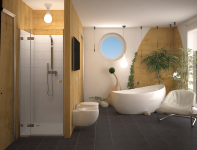 Ванная в экостиле