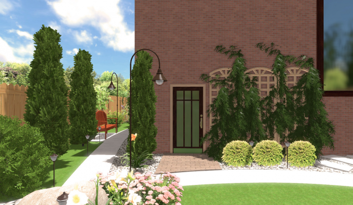 Проект участка в Подмосковье