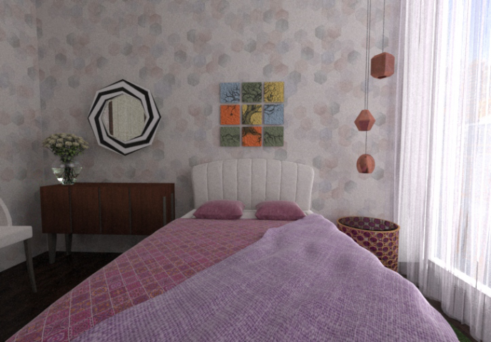 Визуализация спальни