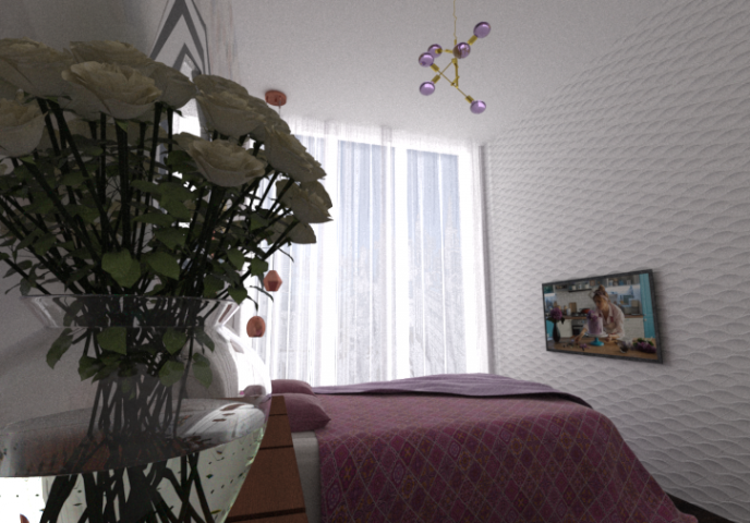 Визуализация спальни