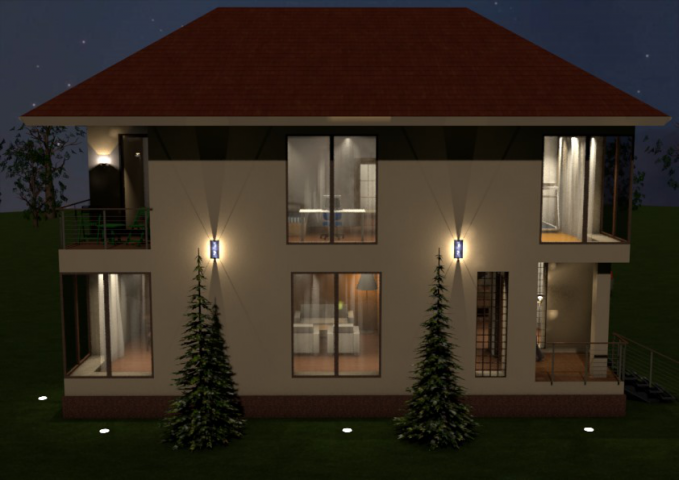 Визуализация частного дома