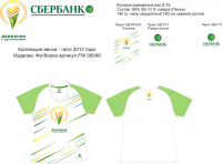 Сбербанк женская спортаивная футболка реглан погон