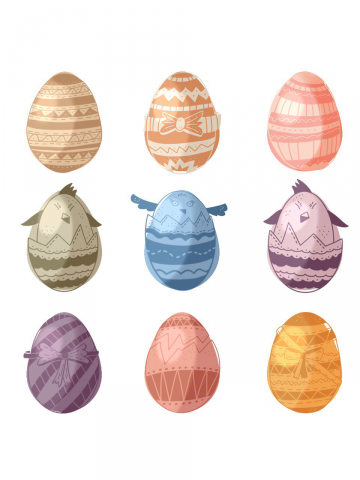 Happy Easter Eggs