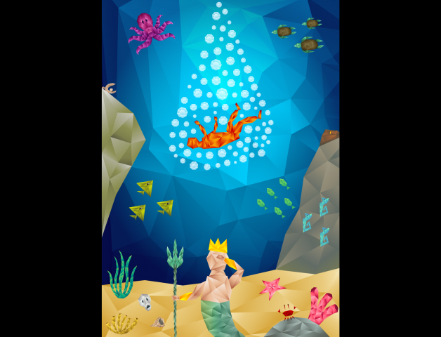 Иллюстрация морского дна