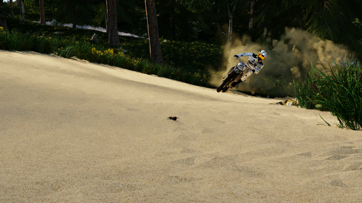 Анимация мотокросс