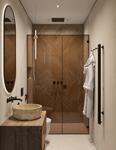 Санузел в загородном доме