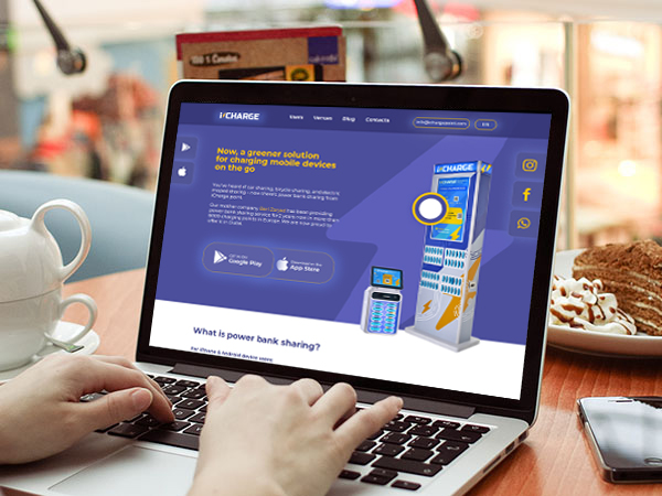 Разработка сайта для компании ichargepoint в Дубае