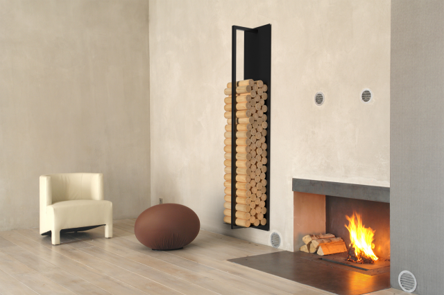 Дровники в интерьер