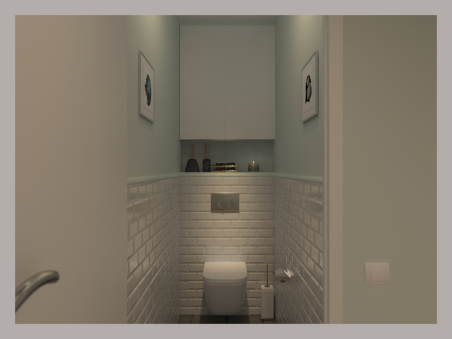 Проект типовой двухкомнатной квартиры. Санузел