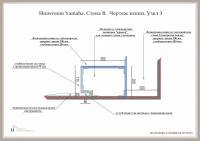 Проект showroom Yamaha. Чертеж ниши. Узел 3