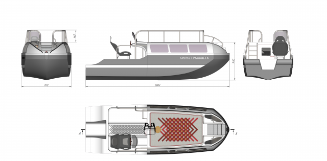 Габариты катера