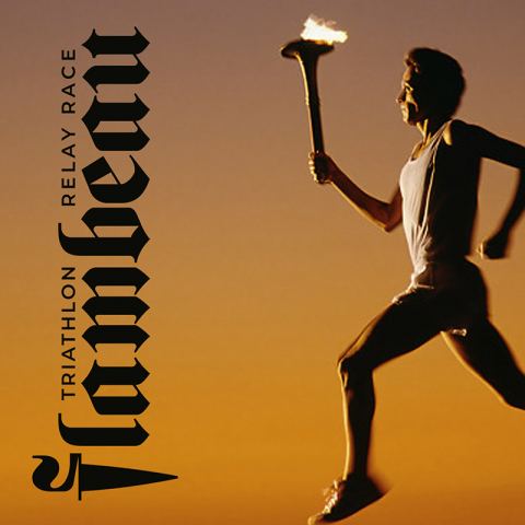 Логотип спортивной организации по триатлону