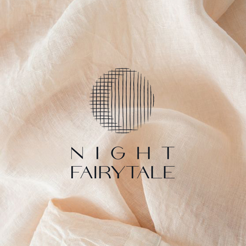 Логотип интернет-магазина постельного текстиля "Night Fairytale"