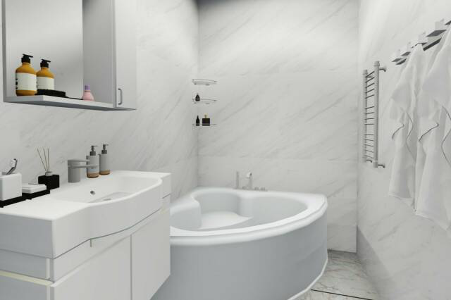 Визуализация ванной комнаты