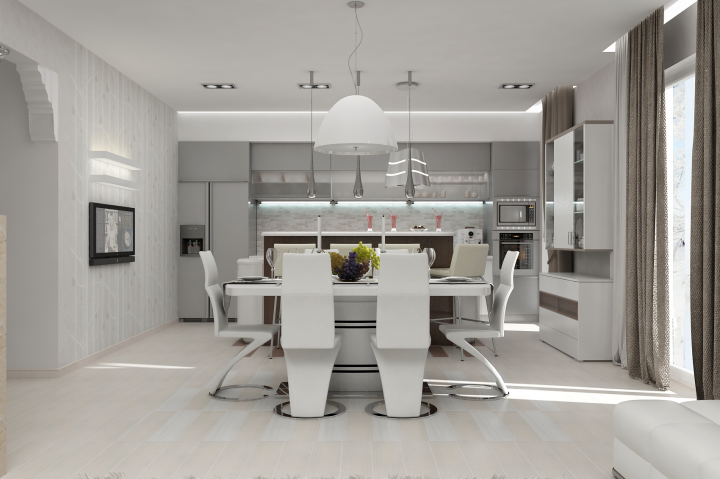 Дизайн - проект дома 200 м кв  с бассейном