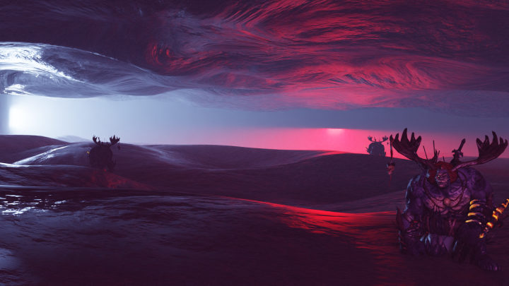 Планета с глубокого космоса и их обитатели