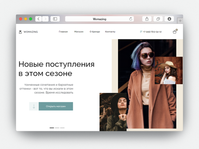 Интернет магазин Womazing