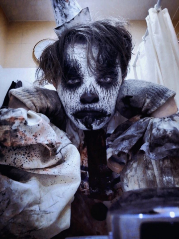 Грим грустного клоуна