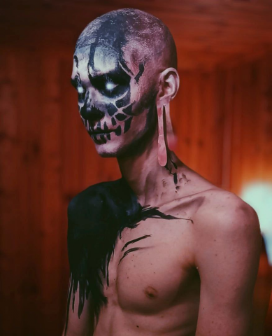 Грим персонажа из настольной игры. Персонаж Хисс