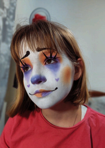 Грим клоунессы