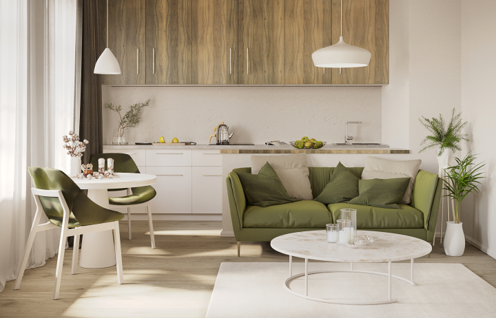 кухня-гостинная