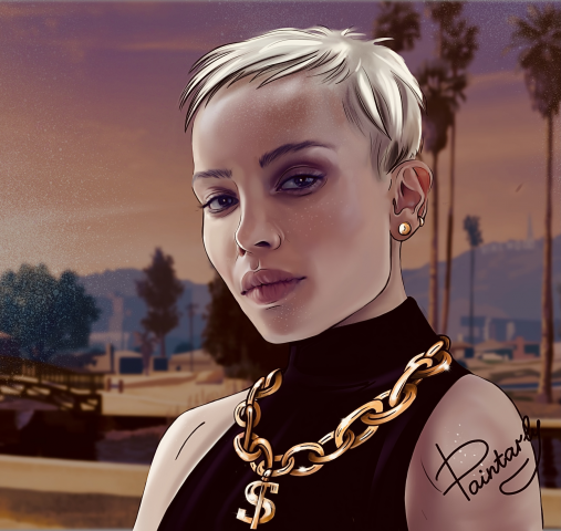 Портрет в стиле GTA