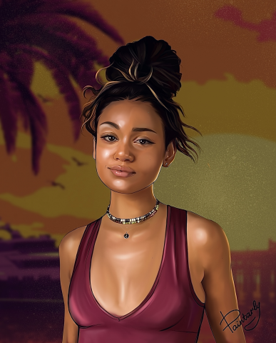 Портрет в стиле GTA