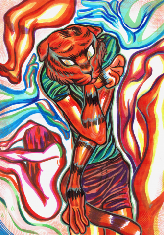 Плакаты-иллюстрации на год тигра