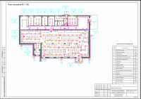 план освещения магазина магнит
