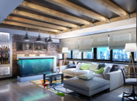 Гостиная-спальня (лофт)