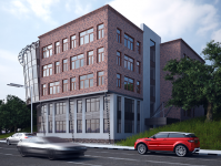 Объемно-концептуальное решение здания.