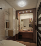 Ванна и коридор.