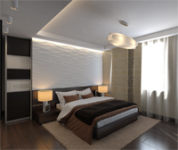 Спальня в соверменном стиле.