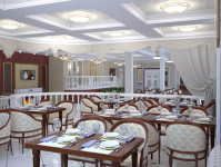 Ресторан в классическом стиле (продолжение).