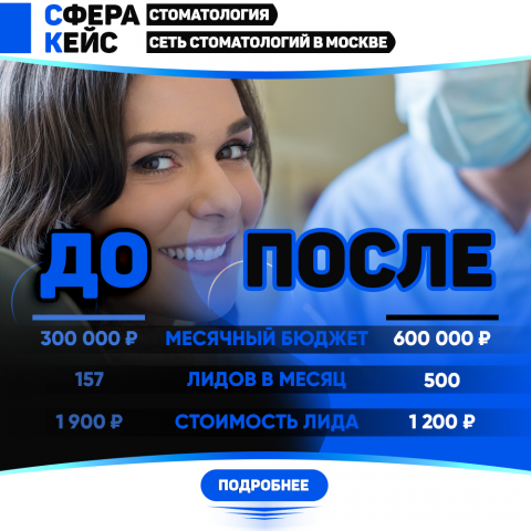 Сеть стоматологий в Москве